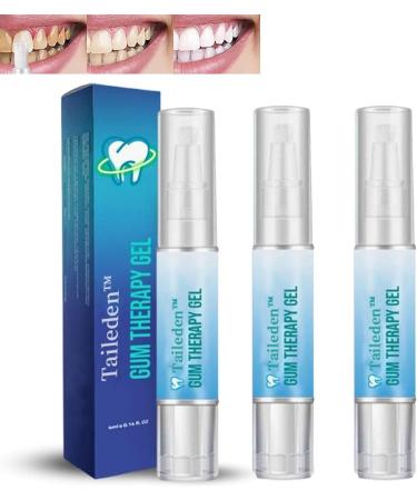 Taileden Gum Repair Therapy Gel Taileden Gum Care Gel Taileden Gum Therapy Gel Gum Shield Therapy Gel Gum Therapy Gel for Recessed Gums Teeth Whitening Essence Pen Reduce Yellowing Oral Care