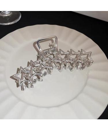 Star-shaped Metal Hair Claw Clip - Ideal for Styling | Large Hair Clip Accessory for Women and Girls - Buy Online on GoSupps.com