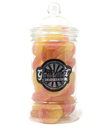 Fizzy Peaches Victorian Gift Jar by The Gourmet Sweet Company