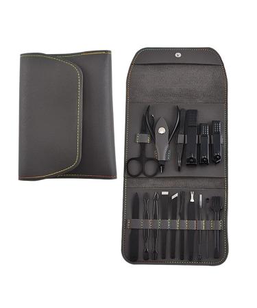 Nail Clippers Set Nail Clipper Set 16-in-1 Renovation Manicure Tool Set Beauty Care Set Suitable for Family Outdoor Travel Best Gift (Color : D)