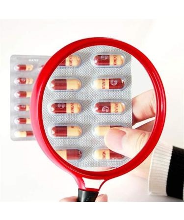  LOSCHEN 2.5x Handheld Reading Magnifier 130MM Large Magnifying Lens with Non-Slip Soft Handle Magnifying Glass Ideal for Reading/Exploring/Inspection/Maps/Hobbies and Crafts- For Kids/Adults/Elderly - Buy Online on GoSupps.com