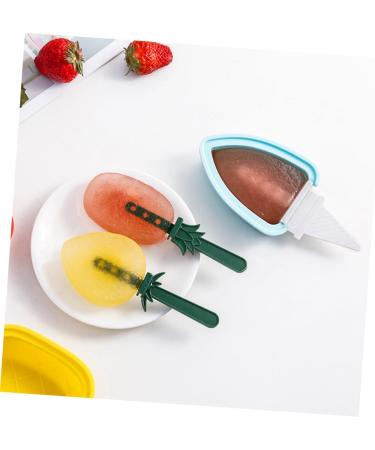 BIUDECO 2pcs Silicone Molds Fruit Ice Cream Mold with Cover Silicone Baking Mold Popsicle Candy Tool - Buy Online on GoSupps.com