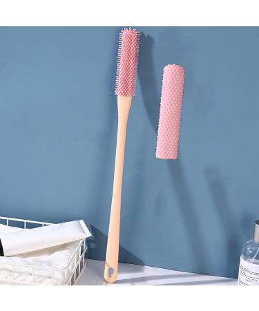 Long Handle Toe Brush - Nail Cleaning Fingernails Toe Brush for Shower with Long Handle Foot Scrubber in the Shower Deep Cleaning for Elderly Seniors Rose - Buy Online on GoSupps.com