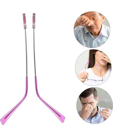 Coolhiya Sunglasses Hinge Replacement - Violet Metal Arm & Leg Bracket | 13.5x0.6cm Glasses Repair Part - Buy Online on GoSupps.com