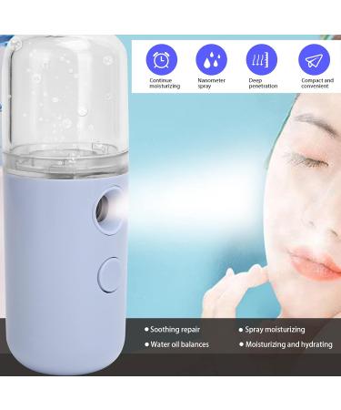 Mist Sprayer Fashion Facial Moisturizing Sprayer Facial Mist Sprayer Large and Fine Spray Portable USB Rechargeable for Home or Outdoor Use (Light Purple) - Buy Online on GoSupps.com
