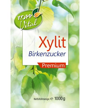 Kopp Vital Xyliti Birch Sugar 1kg | Premium Quality Xylitol from Finland | 100% Natural Sweetener for Baking & Cooking - Buy Online on GoSupps.com