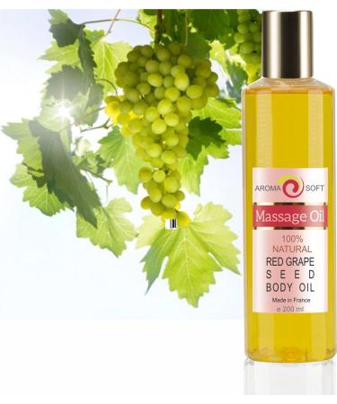 Bleumarine Bretania - 200ml body grape seed oil massage oil |Natural aromatherapy |High vitamin E content |Improvement of the skin structureNo fat residues