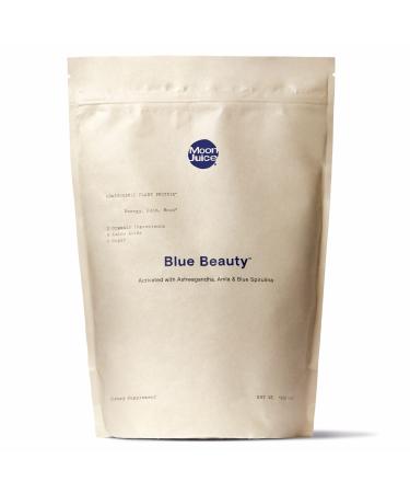 Moon Juice - Blue Beauty - Adaptogenic Plant Based Protein Powder with Ashwagandha, Amla & Blue Spirulina - Energy Support - 9 Amino Acids - Keto, Vegan, Non-GMO, Sugar-Free, Gluten-Free (16oz)