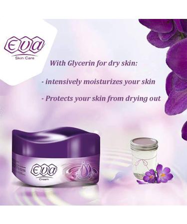 Egyptian Eva Moisturizing Cream with Glycerin for Dry Skin - 6oz (Pack of 4) - Buy Online on GoSupps.com
