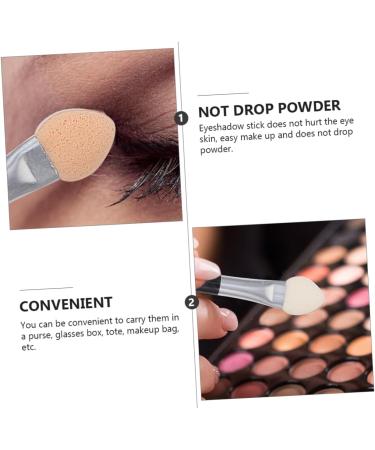 Baluue 40pcs Latex Eye Shadow Stick Cosmetic Brush Eye Cosmetic Tools Eye Shadow Short Sponge - Buy Online on GoSupps.com