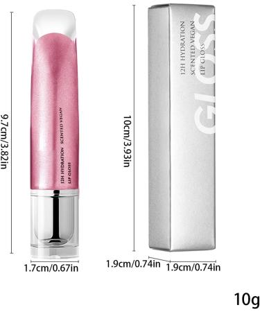 Gloss 10g Liquid Lipstick with Glittery Volume Effect - Mirror Makeup Lip Gloss - For Women and Girls Makeup and Beauty Daily Use Evening Party Travel - Buy Online on GoSupps.com