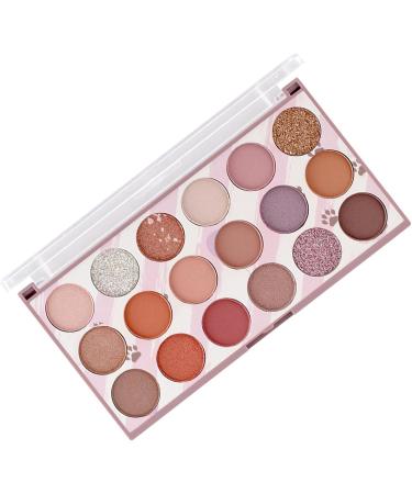 Matte Eye Shadow Palette 18 Colors Matte Eye Shadow Waterproof Durable Palette Make Up Eye Shadows Cosmetics Gift for Girls Fovolat - Buy Online on GoSupps.com