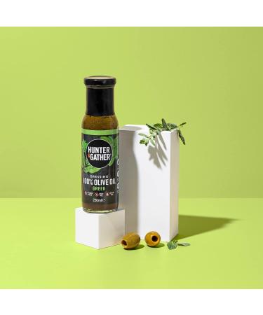 Hunter & Gather Keto Greek Salad Dressing 250ml - 100% Pure Olive Oil & Herbs | Keto, Low Carb, Paleo, Whole30 | Sugar & Gluten Free - Pack of 1 - Buy Online on GoSupps.com