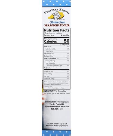 Kentucky Kernel Gluten Free Seasoned Flour 10oz - Pack of 1 | Buy Online - Buy Online on GoSupps.com