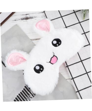 Didiseaon Plush Eye Cover Travel Mask - Rabbit Design Breathable Sleep Mask Cartoon Ice Bag - Ideal for Women | International Shipping Available - Buy Online on GoSupps.com