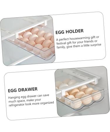 Mikinona Egg Storage Box Storage Drawers Fridge Crisper Fridge Egg Holder Bin Multifunction re-usable - Buy Online on GoSupps.com