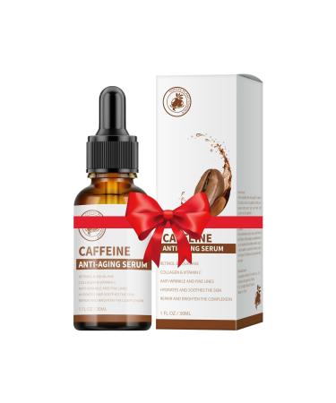 Caffeine Eye Serum Under Eye Treatment Serum for Moisturizing Anti-Aging Brightening Eye Serum Caffeine Eye Cream for Wrinkles Dark Spots and Dark Circles Beauty Skin Care