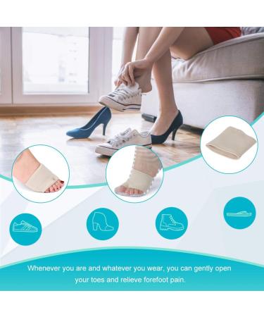 Haofy Metatarsal Pad - Soft Forefoot Cushions for Morton's Neuroma Pain Relief | 1 Pair of Comfortable Damping Pads - Buy Online on GoSupps.com