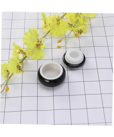 Angoily Ceramic Kitchen Canisters Terrarium Eyeshadow Jar Rouge Storage Tank Nut Travel Eye Shadow Black Medium - Buy Online on GoSupps.com