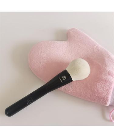 Luxury Black Bigger Size Powder Brush - No Shedding Bristles - Premium Foundation Makeup Brush for Women - Buy Online on GoSupps.com