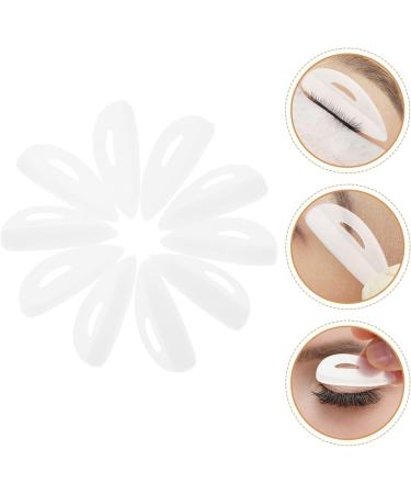 minkissy 50 Pairs Eyelash Pad Eyelash Curler Pad Eyelashes Silicone Pads Eyelash Perm Eyelash Grafting Pads False Eyelash Practical Pads Washers Silica Gel for Women White Extend - Buy Online on GoSupps.com