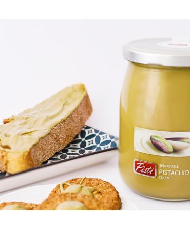 Pisti Spreadable Pistachio Cream 600g | Irresistible Luxurious Pistachio Goodness | Creamy Indulgence for Desserts Snacks & More | Made in Italy | Alpine Heights - Buy Online on GoSupps.com