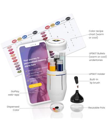 GoPlay LIPSKIT - DIY Lipstick Maker for Custom Warm & Neutral Shades | International Shipping Available - Buy Online on GoSupps.com