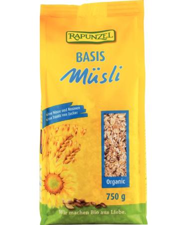 Rapunzel Rapunzel Organic Basic Muesli (2 x 750 g)