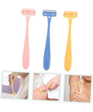 FRCOLOR 3Pcs Manual Hair Removal Blade Hair Clipper for Travel Manual Shaver for Body Mini Bikini Trimmer Disposable Razor Blades Face Epilator Shaper Travel Hair Abs - Buy Online on GoSupps.com
