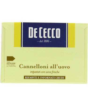  De Cecco De Cecco Cannelloni Egg 250g Pack of 5 Pieces  - Buy Online on GoSupps.com
