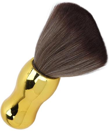 Qukaim Salon Neck Duster Brush Hair Cutting Neck Duster Brush Soft Nylon Salon Neck Cleaning Brush for Face & Neck Gold - Buy Online on GoSupps.com