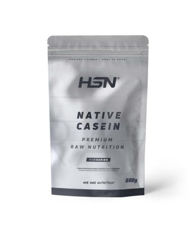 HSN Native Micellar Casein | Tasteless 500g 17 shots per pack | Raw Material: Lacprodan MicelPure | Non-GMO Vegan Gluten Free