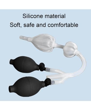 Silicone Enema Douche Bulb - Dual Side Openings Inflatable Double Bulb for Health Care | International Shipping - Buy Online on GoSupps.com
