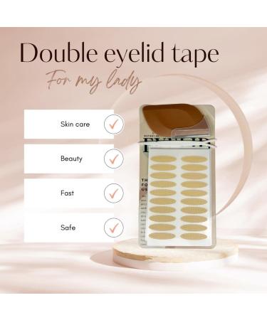 600 Natural Invisible Eyelid Tape - Instant Eyelid Lifter Strips for Sagging Eyes - Youthful Look in Seconds - Buy Online on GoSupps.com