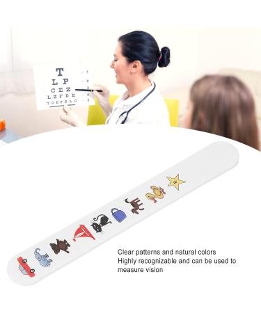 Waterproof Fixation Stick Vision Tester for Kids | Clear Colorful Animal Patterns | Vision Optometry Test Card in 2 Sizes - Buy Online on GoSupps.com