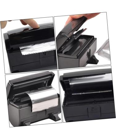 3 Pcs Tin Foil Hairdressing Foil Cutting Machine Fold Aluminium Foil Hairdressing Foil Dispenser Bin Organizer Manicure Nail Clippers Abs Environmental Protection Material Blackx3pcs 17x9cmx3pcs - Buy Online on GoSupps.com