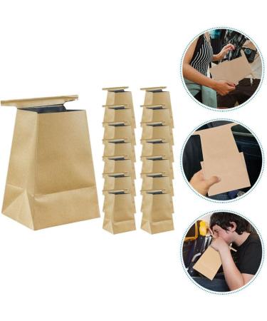 Healifty Kraft Paper Disposable Emesis Bags - 15pcs Mini Vomit Bags for Airplane Travel - Buy Online on GoSupps.com
