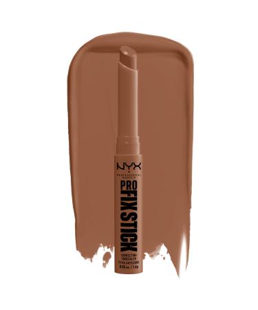NYX Professional Makeup Correcting Concealer Stick Covers Blemishes Dark Spots and Discolouration 12H Wear Vegan Formula Pro Fix Stick Sienna 14 Sienna