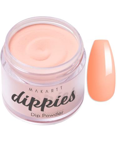 Makartt Nail Dip Powder Dj Vu Nude Color Dippies Dipping Powder Dip Powder 1 Oz French Manicure Nail Powder For Starter Salon DIY at Home, Odor-Free and Long-Lasting, No Needed Nail Lamp Curing