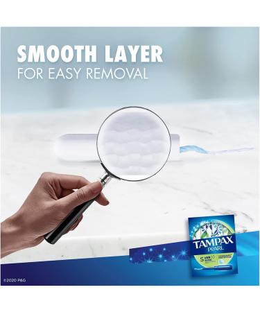 Tampax Pearl Plastic Super Absorbency Unscented Tampons 18 Count One Size - Buy Online on GoSupps.com