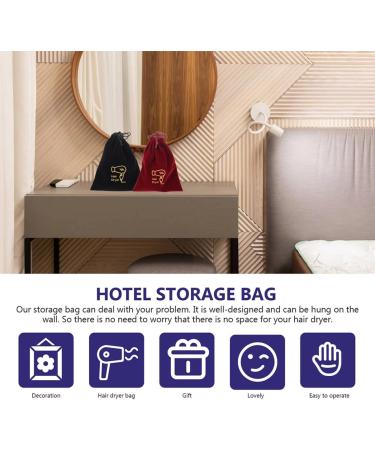 Didiseaon 12 Pcs Storage Bag Hair Dryer Pouch Drawstring Hair Dryer Carriers Hair Dryer Bags Cloth Bag Fabric - Buy Online on GoSupps.com