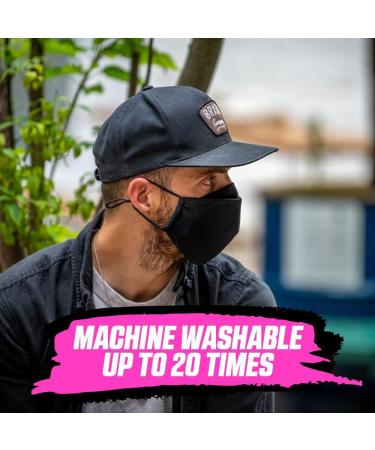 Muc-Off Filth Reusable Face Mask Large with Mid-Layer Filter - Washable 20x - Adjustable Face Cover - L Pack of 1 - Buy Online on GoSupps.com