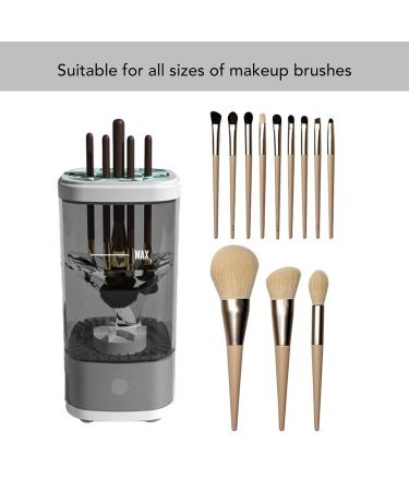 Sonew Electric Makeup Brush Cleaner - Transparent Deep Cleaning Large Capacity & Dual Modes for All Brush Sizes (Black - Buy Online on GoSupps.com