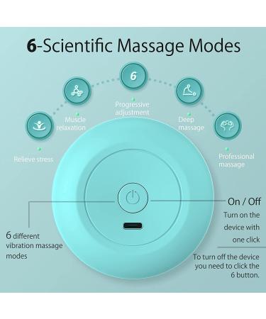 2.0in*4.5in Handheld Massager Wand | 6 Vibration Modes | Mini Electric Massager for Neck, Shoulder, Back | Men & Women | Blue - Buy Online on GoSupps.com