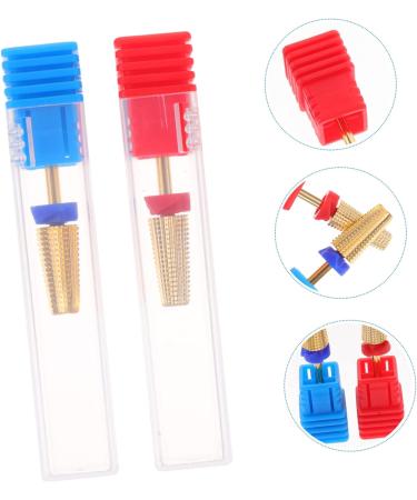 minkissy 6 Pcs Grinding Head Nail Drill File Bits Nails Drill Bits Cuticle Drill Bits Finger Nail Drill Bits Nail Beauty Tools Tungsten Nail Files Pedicure Drill Bits Gel Alloy Exfoliating 7X1.3CMx3pcs As Shownx3pcs - Buy Online on GoSupps.com