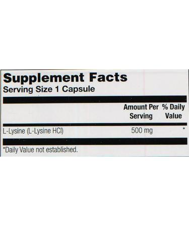Solaray L-Lysine 500mg - 120 Vegan Capsules for Immune Support - Buy Online on GoSupps.com