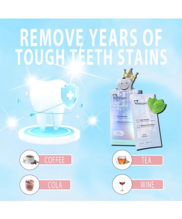Teeth Whitening Strips - Enamel Safe Non-Slip Sensitive Teeth Treatment | Deep Stains Removal (Mint) - 7 Treatments - Buy Online on GoSupps.com