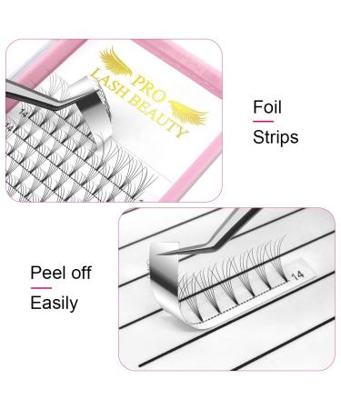 5D C Curl Eyelash Extensions 0.10 mm - 12 Finished Compartments for Volume Lashes | International Shipping Available - Buy Online on GoSupps.com