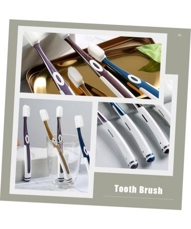 Shop Kombiuda Nano Toothbrush Set - Soft Silicone Toothbrush for Adults & Babies | Family Tooth Care with Activated Charcoal - Perfect for Travel - Buy Online on GoSupps.com