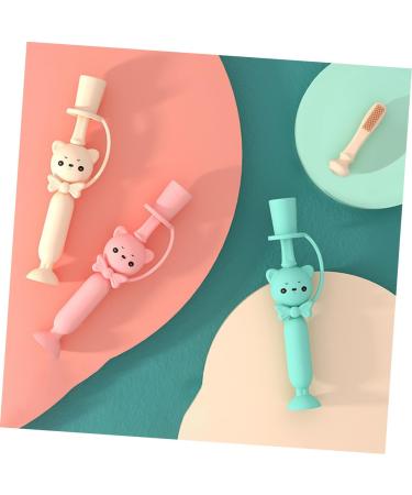 FOMIYES Baby Toothbrush - Silicone Training Toothbrush for Newborn Oral Care - 1pc Bristles Toothbrush - Buy Online on GoSupps.com